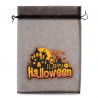 Halloween Organza Bag (No.1) 40 x 55 cm - black Large bags 40x55 cm