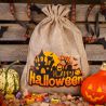 Halloween Burlap Bag (No.1) 30 x 40 cm - natural Large bags 30x40 cm