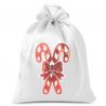 Satin bag 26 x 35 cm - Christmas - lollipop Christmas bag