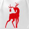 Satin bags 26 x 35 cm - Christmas - Deer Satin bags