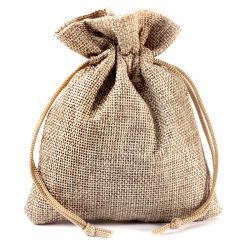 Burlap bag 6 cm x 8 cm - natural Natural light bags