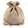Burlap bag 6 cm x 8 cm - natural Natural light bags