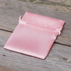 Satin bags 6 x 8 cm - light pink Satin bags