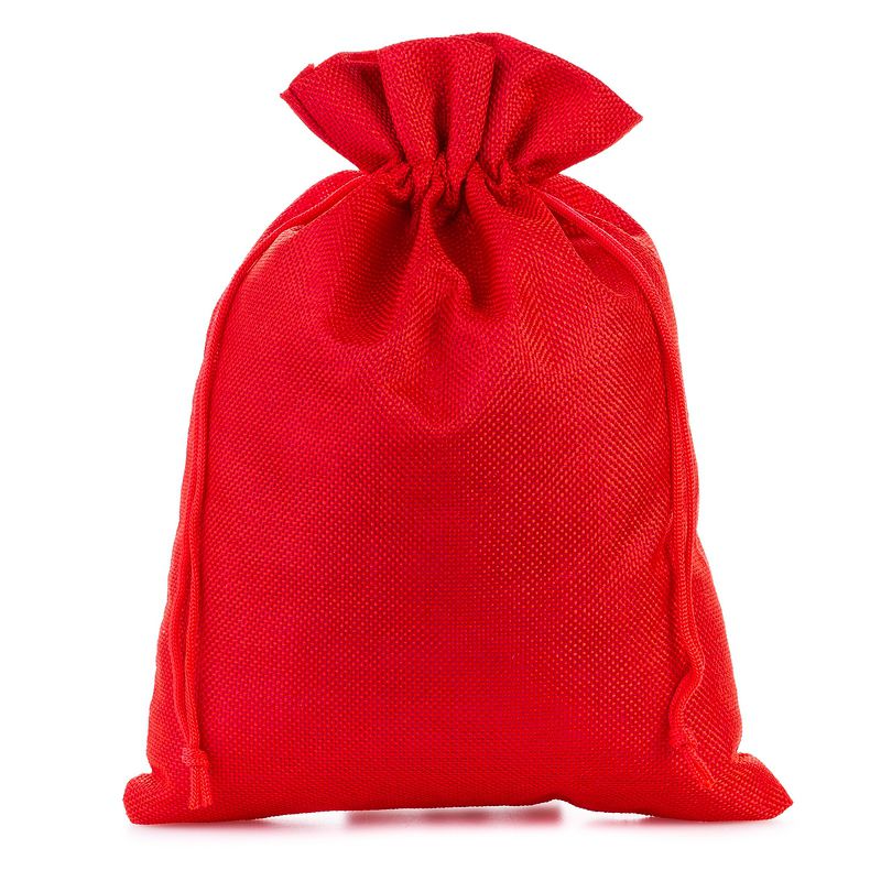 1 pc Jute bag 30 x 40 cm - red