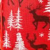 Burlap bags 12 x 15 cm - red / reindeer Burlap bags / Jute bags