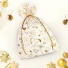 Organza bags 9 x 12 cm - Christmas / 8 Occasional bags