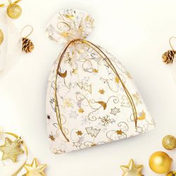 Organza bags 15 x 20 cm - Christmas / 8 Occasional bags