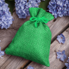 Burlap bags 18 x 24 cm - green Medium bags 18x24 cm