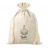 Bag like linen with printing 22 x 30 cm - for garlic (EN) Large bags 22x30 cm