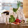 Grocery like linen bags (3 pcs) and cotton shopping bags (2 pcs) (PL) Shopping bags with handles