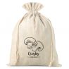 Bag like linen with printing 30 x 40 cm - for mushrooms Occasional bags