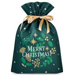 Nonwoven bags sized 30 x 45 cm, with Christmas-themed print Christmas bag