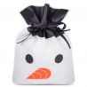 Nonwoven bags, sized 22 x 31 cm, with a snowman print Christmas bag