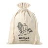 Bag like linen with printing 30 x 40 cm - for vegetables (PL) Shopping and kitchen storage solutions