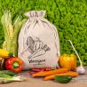 Bag like linen with printing 30 x 40 cm - for vegetables (PL) Zero waste