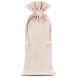 Cotton pouches 11 x 20 cm - natural Medium bags 11x20 cm