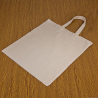 Cotton grocery tote bag 38 x 42 cm with short handles - natural On the move