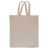 Cotton grocery tote bag 38 x 42 cm with short handles - natural Cotton bags