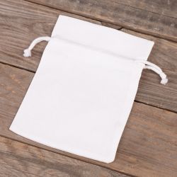 Cotton pouches 11 x 14 cm - white Cotton bags