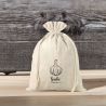 Bag like linen with printing 22 x 30 cm - for garlic (EN) Occasional bags