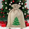Burlap bag 26 cm x 35 cm - Christmas tree Occasional bags