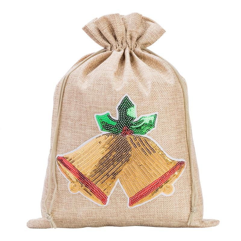 Jute bag 30 x 40 cm - Christmas Burlap bags / Jute bags