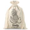 Bag like linen 30 x 40 cm with printing - fruits (EN) Shopping and kitchen storage solutions