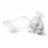 Organza bags 15 x 20 cm - white Pouches with quick and easy closure