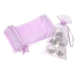 Organza bags 13 x 27 cm - light purple Organza bags
