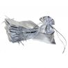 Metallic bags 10 x 13 cm - silver Women's Day