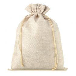 Jute bag 30 x 40 cm - light natural Large bags 30x40 cm