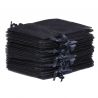 Organza bags 10 x 13 cm - black Halloween