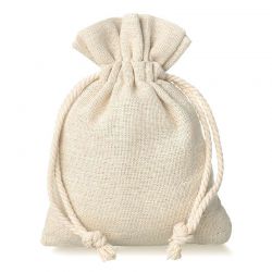 Pouches like linen 11 x 14 cm - natural Small bags 11x14 cm