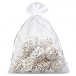 Organza bags 22 x 30 cm - white Organza bags