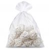 Organza bags 13 x 18 cm - white Medium bags 13x18 cm