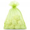 Organza bags 13 x 18 cm - green Green bags