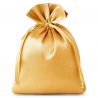 Satin bags 8 x 10 cm - gold Gold bags