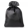 Satin bags 12 x 15 cm - black Satin bags