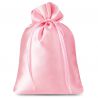 Satin bags 12 x 15 cm - light pink Pink bags