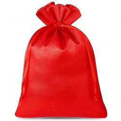 Satin bags 18 x 24 cm - red Satin bags