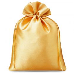 Satin bags 18 x 24 cm - gold Gold bags