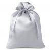Satin bags 18 x 24 cm - silver Medium bags 18x24 cm