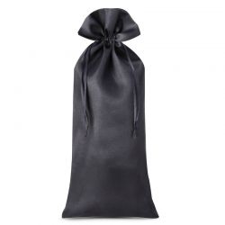 Satin bag 16 x 37 cm - black Satin bags