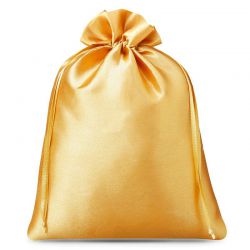Satin bags 26 x 35 cm - gold Gold bags