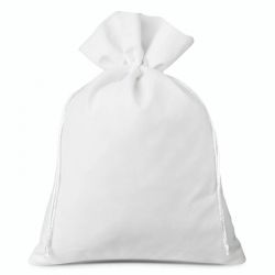 Velvet pouches 26 x 35 cm - white Velour bags