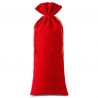 Velvet pouch 16 x 37 cm - red Medium bags 16x37 cm