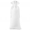 Velvet pouch 16 x 37 cm - white Medium bags 16x37 cm
