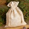 Bag like linen with printing 26 x 35 cm - natural / snow All products