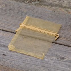 Organza bags 8 x 10 cm - gold Soaps