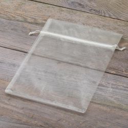 Organza bags 18 x 24 cm - ecru Medium bags
